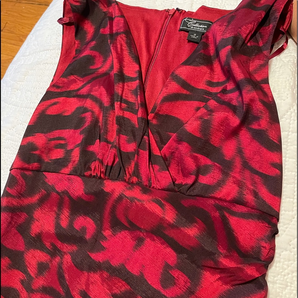 Red and Black Dress ( Offers Welcome )